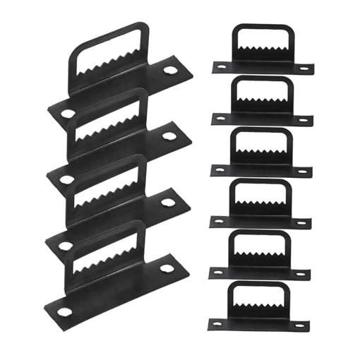 Image of SOLUSTRE 100pcs Shaped Metal Picture Frame Hooks Easy to Install Photo Hangers for Wall Art and Home Decor Hanging Hardware for Paintings and Frames Space-Saving Design