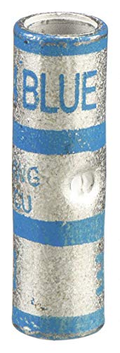 Short-Barrel Splice, 1.01 in. L, Blue
