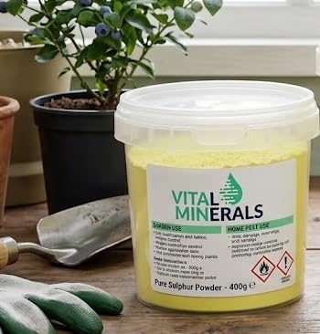 Premium Pure Sulphur Powder - 1Kg - | High-Purity Flowers of Sulphur | Natural Garden Soil Acidifier, Traditional Home Fungicide & Pet Care Essential | Horticultural Grade