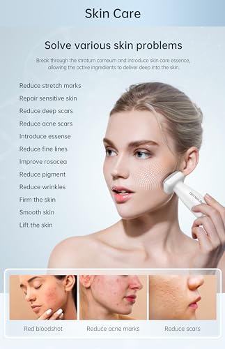 Image of Bio120 Professional Microneedling -Bio120 Derma Stamp - Adjustable Microneedling Tool for Hair Growth & Skincare Treatment | Portable Micorneedling Treatment
