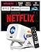 [Kompatibel mit Netflix & Elektrischer Focus] Beamer Gimbal N5 1080P Mini Beamer mit WiFi & Bluetooth, Tragbarer Projektor mit 135° drehbarer Stand, Automatische Trapezkorrektur, Staubfilter