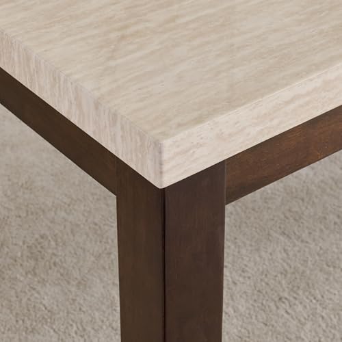 Image of Home Centre | Harmony | Faux Marble Top | 8 Seater Tables | Beige | 1 Year Warranty