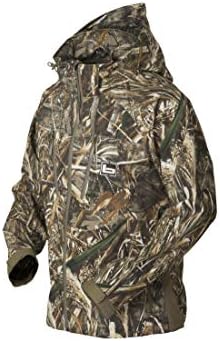 banded feather stretch shell jacket