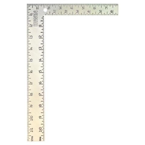 IRWIN Tools Carpenter Square, Steel, 8-Inch by 12-Inch (1794462) Cover