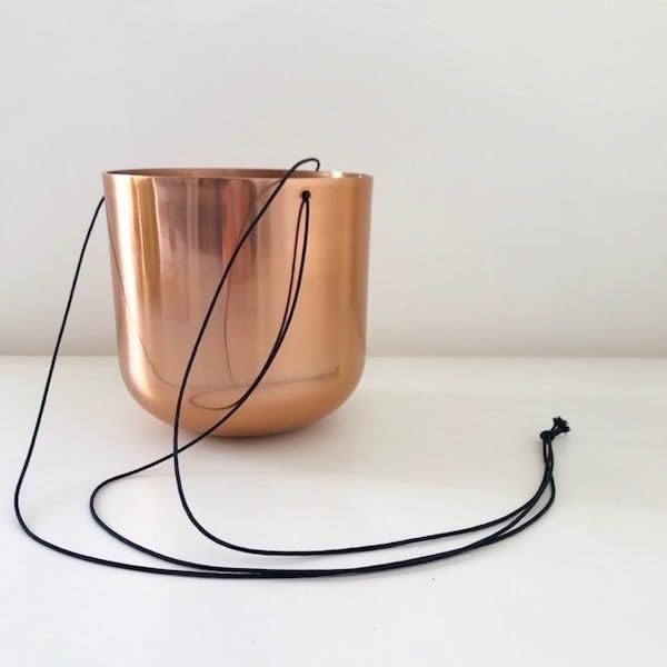 Amazon.co.jp: Raakel Hanging pot Copper φ14cm×H14cm ハンギング