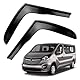 Opaltool Auto Windabweiser passend für Renault Trafic 2014-2024, Regenschutz zum Aufkleben für Fenster
