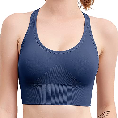Sujetador deportivo de alto impacto con espalda cruzada para tus rutinas de running en talla XL