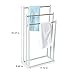 HOME BI Free Standing Towel Drying Rack, 3 Tier Metal Towel Bathroom Shelf, Rust-Resistant, Easy to Assemble