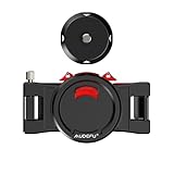 AUDEFU Camera Clip for Backpack Strap, Portable Electronic Device Mount, Sand Black
