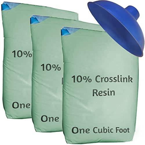 Kit de recarga de resina para ablandador de agua 10% Crosslink 35 cu ft miniatura 1