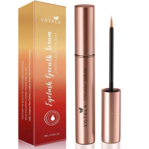 Votala Quality Eyelash Growth Enhancer and Brow Serum for Long, Natural Extract Eyelash Growth Serum FG Eyelash Enhancer for Longer, Thicker and Fuller Eyelash 3ml