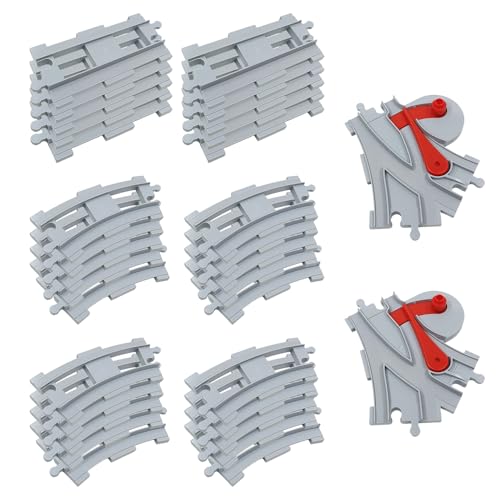 Das 32-Teilige Gleisset Umfasst Gerade Gleise, Gebogene Gleise,...