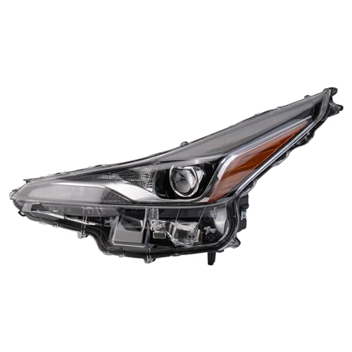 Image of TRQ Driver Side Headlight Assembly LED Compatible with 2019-2022 Toyota Prius Without Fog Lights Without Adaptive Headlights TO2503280
