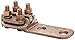 Burndy NAS29-2N Terminal, 6 Sol. - 250 kcmil Copper Cable Range, 2 Hole Pad, 5.62" Length, 1.8" Height, for Copper Cable