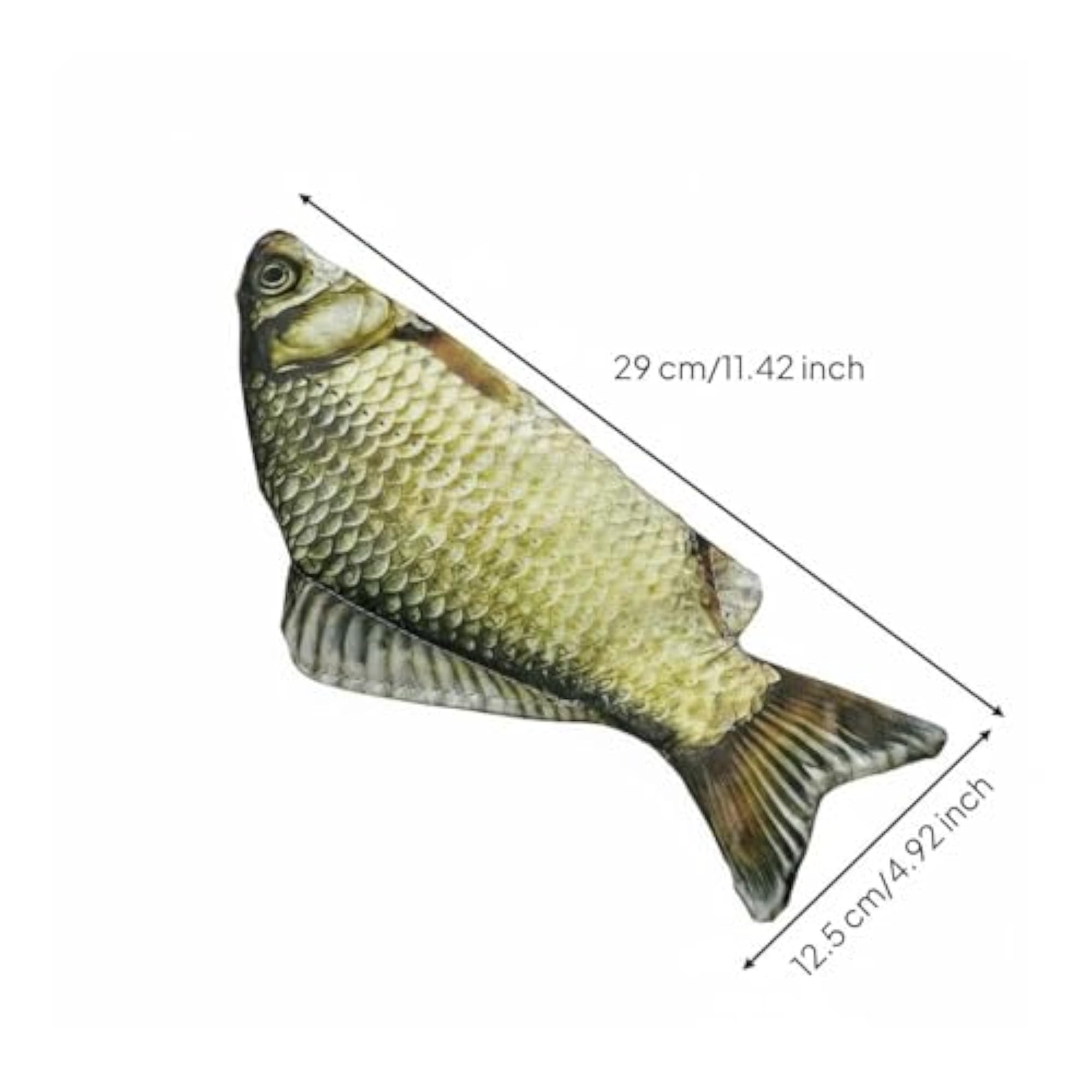Realistic Fish Pencil Case, Lightweight Storage for Students