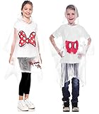 Disney Mickey & Minnie Parts Rain Poncho (Youth, 2-pack Mickey & Minnie)