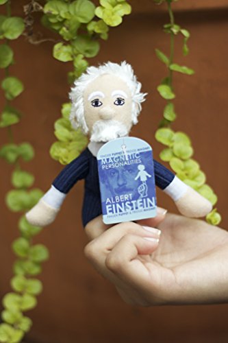 Marioneta de dedo y imán de Albert Einstein miniatura 2