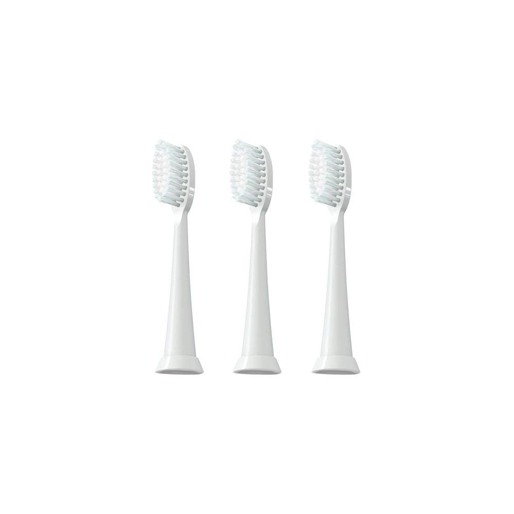 Sonic Toothbrush Replacement Heads - 3 Pack (Super Nova White)