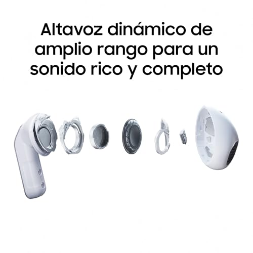Miniatura 3 de Samsung Galaxy Buds4, Auriculares Bluetooth, Audio 240bit/96 kHz, Cancelación de Ruido Adaptativa, Agente IA de Voz, Garantía del Fabricante 3 Años+1 Año Extra, Blanco (Versión Española)