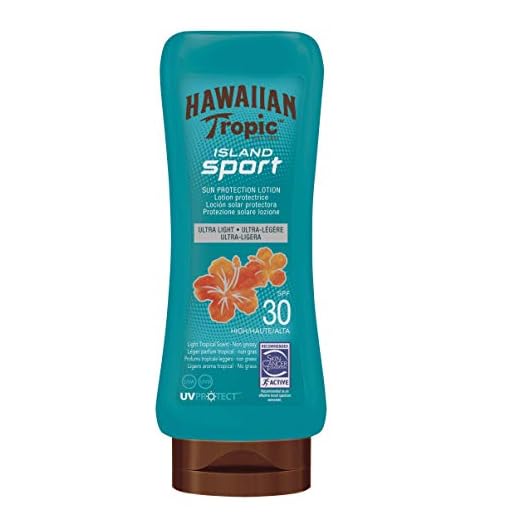 HAWAIIAN Tropic Lotion Island Sport Spf 30 - Crema Solar, Verde, 180 Mililitros