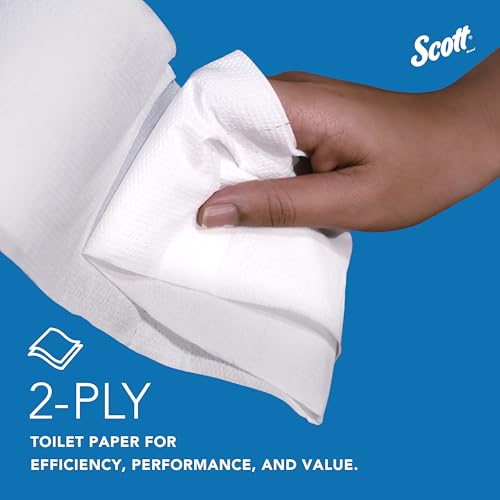Image of Scott Professional Jumbo Roll Toilet Paper, Bulk, 12 Rolls x 1000' (67805)