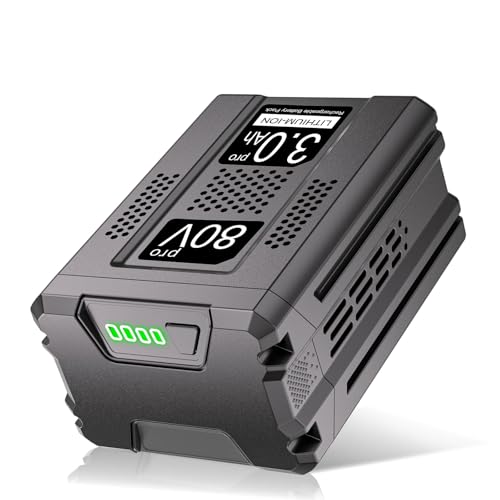 1 paquete de batería de repuesto de iones de litio de 3.0 Ah para batería Kobalt de 80 V KB2580-06 KB680-06 KB580-06 KB280-06 herramientas eléctricas inalámbricas