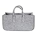 YFJLOVE Panier de Rangement Multifonctionnel Panier de ran Sac de Feutre de Grande capacité Banque de Bois de Chauffage Sac à Main Log Stalls Stalls Titulaire du Bois Shopping Shopping Pochette
