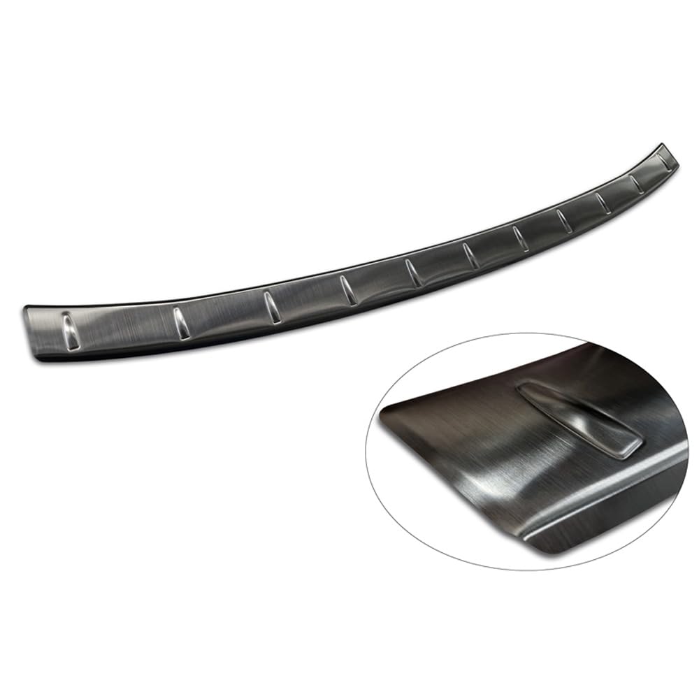 Protection De Seuil Arrière Pour Skoda Kodiaq II 2024 – Inox Noir Anti-rayures