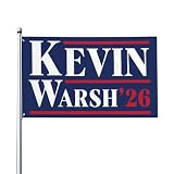 Kevin Warsh 2026 flag New Fed Chair Flags 3x5 Ft Yard Sign Banner
