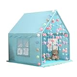 XBR Mini Kinderzelt, Zelte Baby's Crawl Zelt, Babyzimmer Dekoratives Zelt Kinderzimmer Leseecke/Blau, Pink, Lila, Gelb / 110 * 110 * 125CM Kinder Tipi (Farbe: Gelb, Größe: 110 * 110 * 125CM) Mode