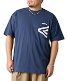 [ニッセン] Tシャツ・カットソー メンズ 綿100％バックプリント半袖Tシャツ umbro 【大きいサイズ】 20ネイビー 5L