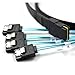 JacobsParts Mini SAS to 4-SATA SFF-8087 Multi-Lane Forward Breakout Internal Cable, 3.3 Feet