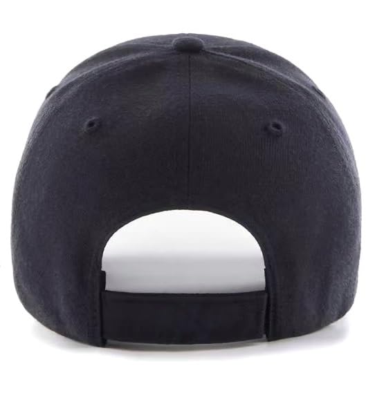Gorra beisbolera ajustable azul marino con logo NY miniatura 2