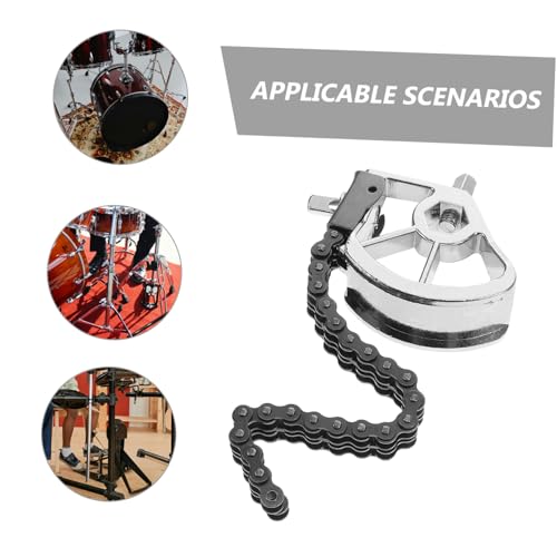 Pedal de Bombo Doble Cadena para Batería Jazz miniatura 7