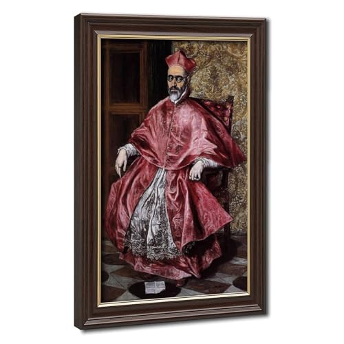 Toile El Greco Cardinal Fernando Nino De Guevara avec cadre de qualité supérieure