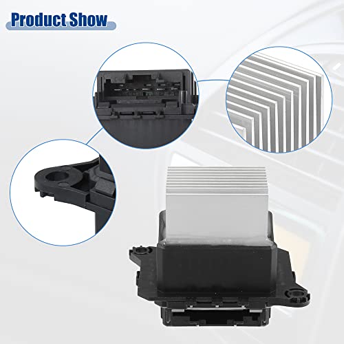 Image of ACROPIX Blower Motor Resistor Replacement Fit for Subaru Forester - Pack of 1 Black Silver Tone