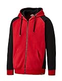 Vordertaschen Dickies Two Tone Hoddie SH3009 für Sie und Ihn, Rot