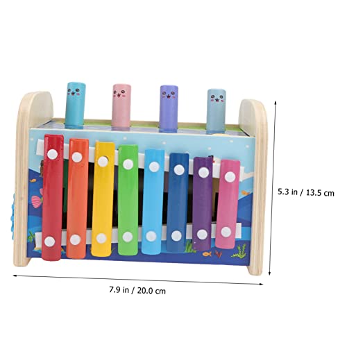 CANIGHT 1 Conjunto De Brinquedos Cognitivos Para Aprender A Bater Martelar Multifuncional Para Crian