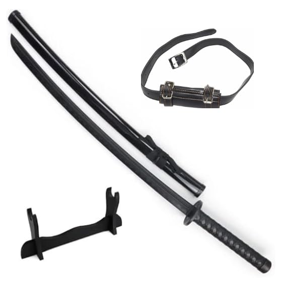 UN-BREAKABLE Japanese Katana | Katana Made for Hard Practice | Bokken for Martial Arts Training | Best Japanese Gift | Includes -Free Stand, Saya & Free Holster