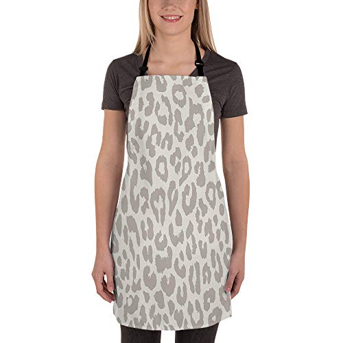 Moslion Aprons Leopard Print Safari Wildlife Animal Theme Pattern Cheetah Tiger 27X31 Inch Waterproof Resistant Cooking Kitchen Chef Bbq Adjustable Aprons For Women Men #TOP1