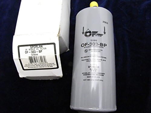 OF303BPT SPORLAN OIL FILTER W/BYPASS