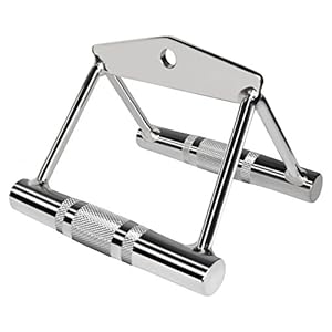 A2ZCARE LAT Pull Down Cable Machine Attachment – Tricep Press Down for Home Gym with Multi Option: V-Handle, Tricep Rope, V-Shaped Bar, Exercise Handles and Rotating Bar