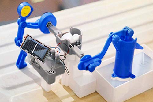 4M Green Science Solar Hybrid Power Water Pump Diy Steam Powered Kids Science Kit #TOP4