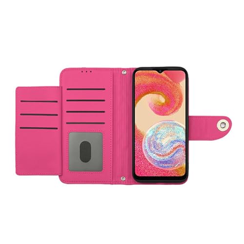 Pochette HTC U24 Pro rose rouge : solution antichoc et mains libres