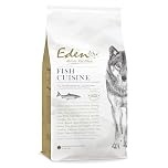 Eden Fish Cuisine 2kg Medium Kibble. Premium Dry Dog Food for Adult & Senior Dogs - Salmon, Herring, Trout, White Fish, Green-lipped mussel & Spirulina, perfect for dogs with sensitive stomachs.