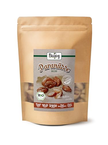 Biojoy BIO-Paranüsse (500 g), roh und ungesalzen, Paranusskerne ohne Schale
