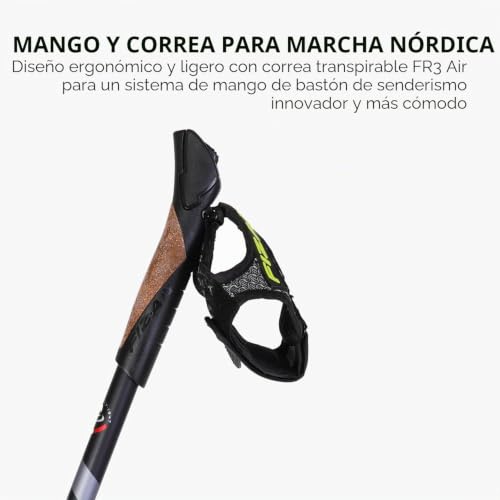 Bastones FIZAN Speed Swift de senderismo y marcha nórdica para adultos en rutas de montaña 3