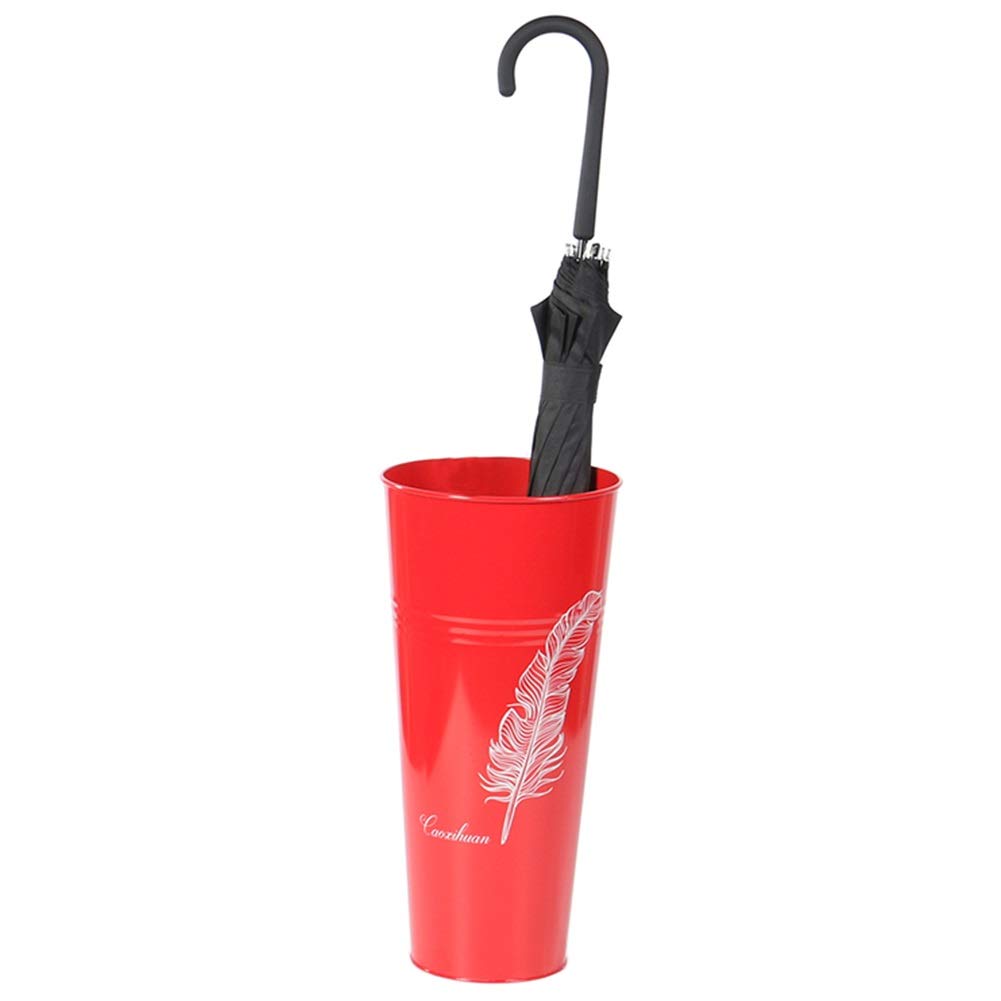 Porte-parapluie métallique avec bac d'égouttement pour stopper les sols mouillés
