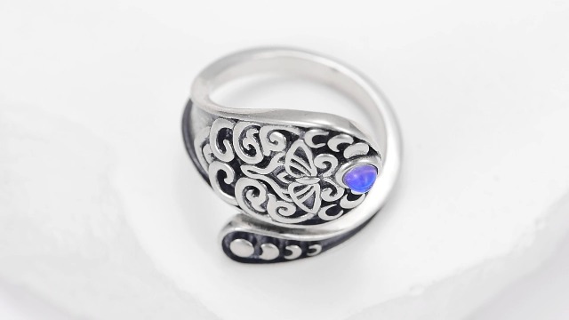 Amazon.com: CVRAVO Butterfly Thumb Ring for Women 925 Sterling