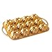Nordic Ware 95377 Bundtlette Pan 75th Anniversary Braided Bundt Bites, Gold